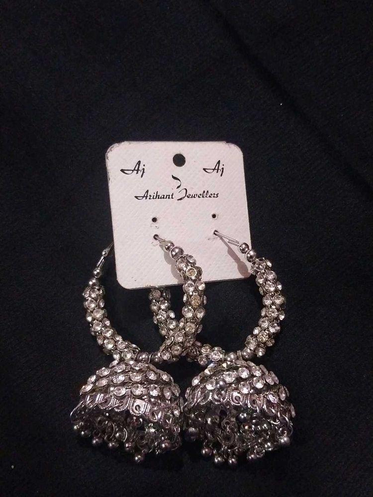 Sparkling Hoop Earrings
