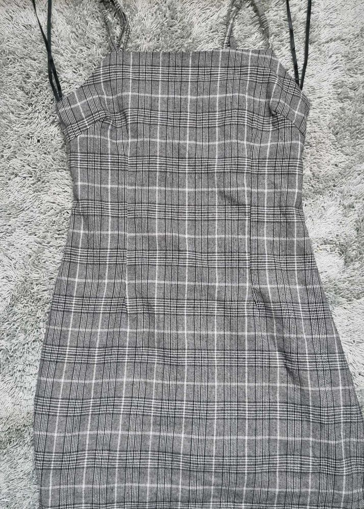 Plaid Mini Dress
