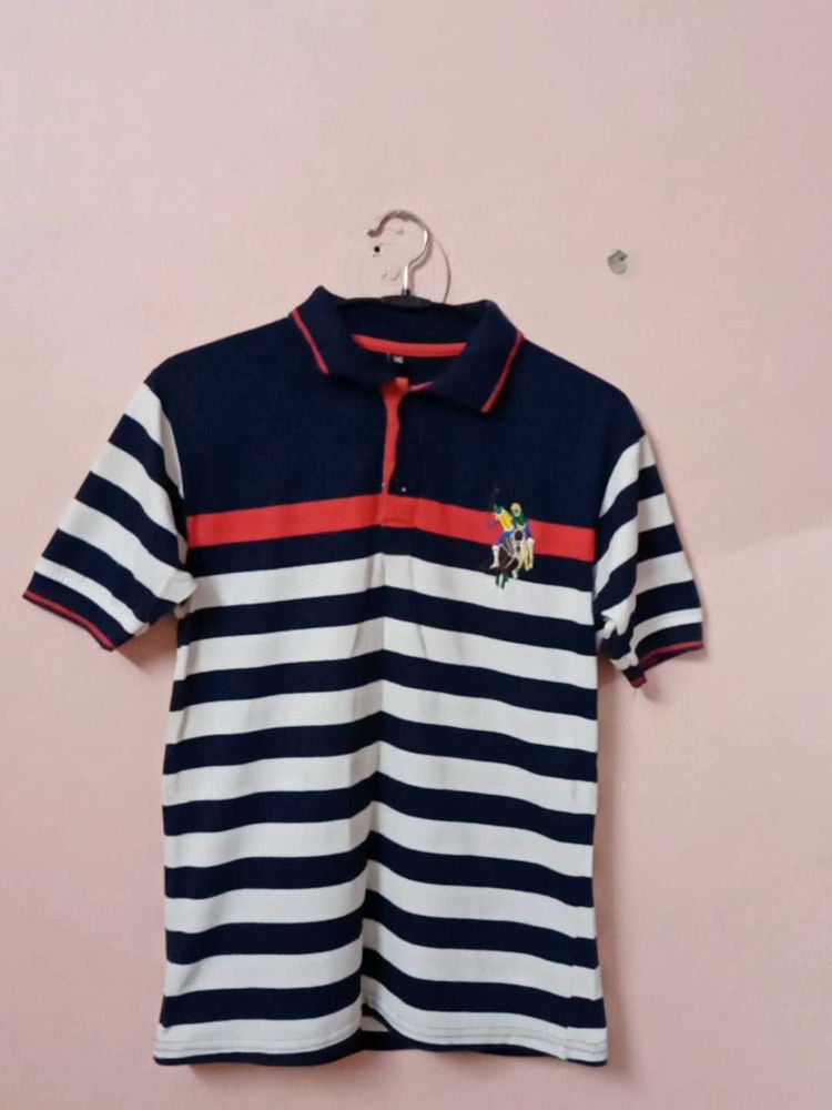 Striped Polo Shirt (No Brand)