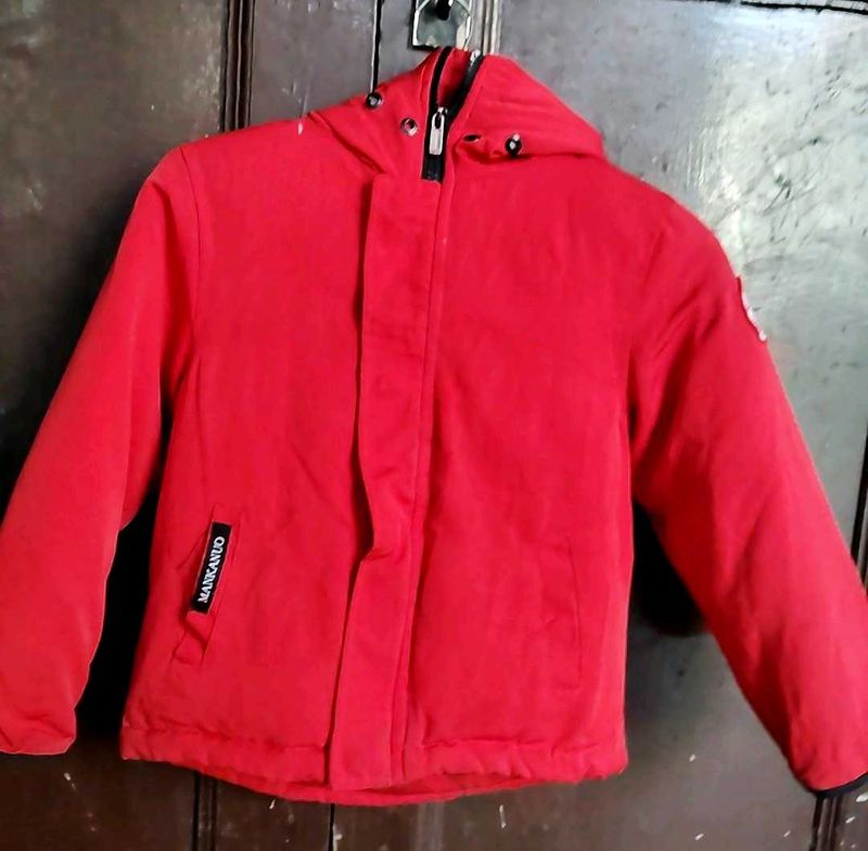 solid Red jeket