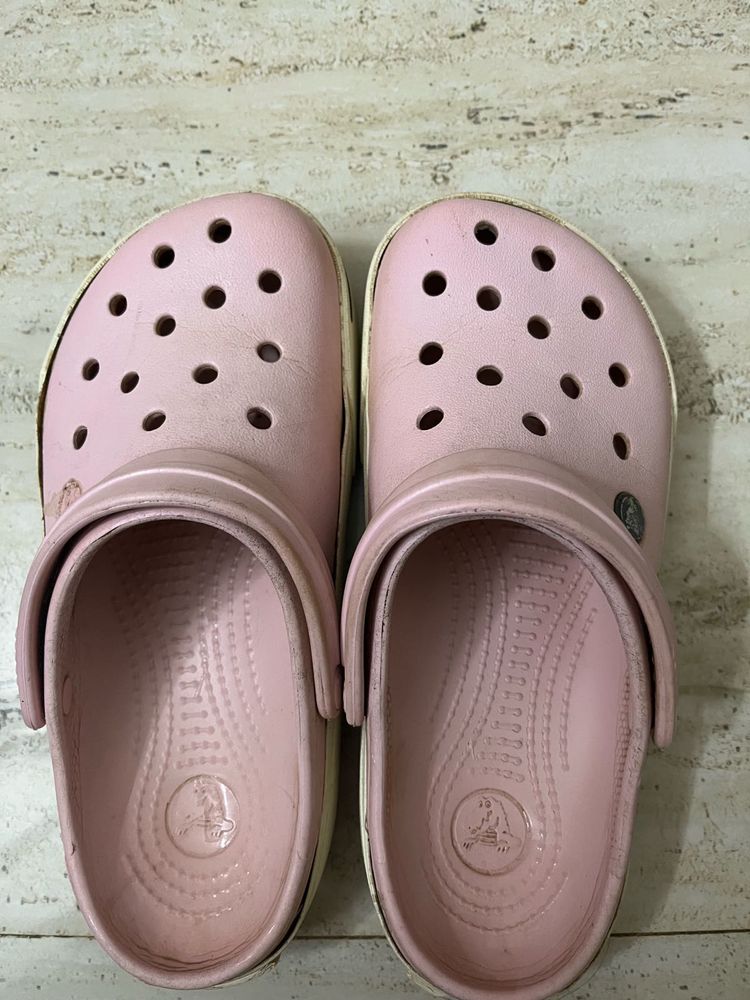 Pink Crocs
