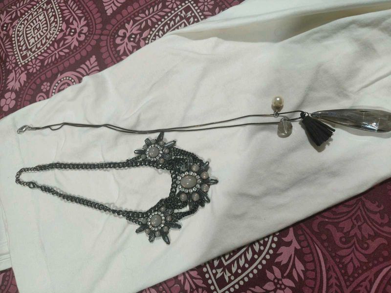 Necklace And Chain Set