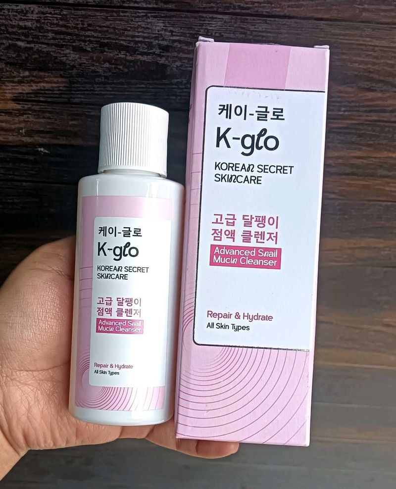 K-glow Advance Snail Mucin Cleanser 🩷