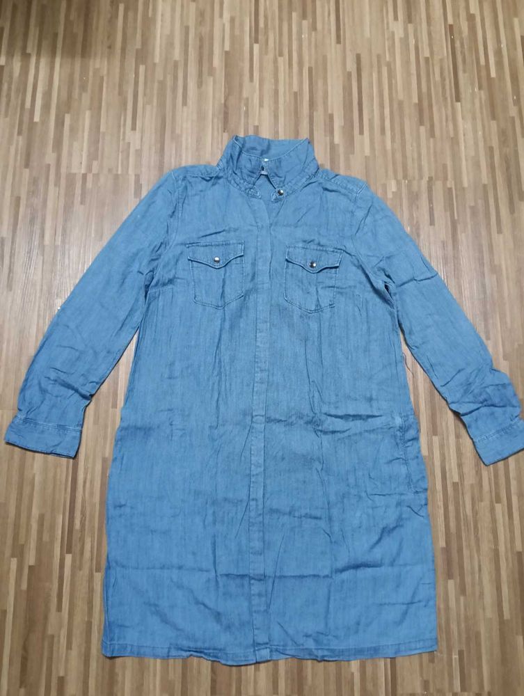 Denim Shirt Dress