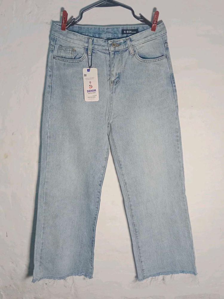 baggy women blue jeans
