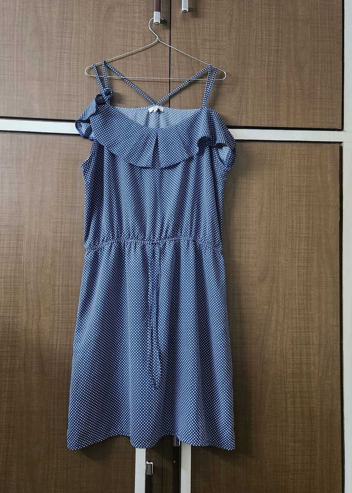 Blue Polka Dot Dress