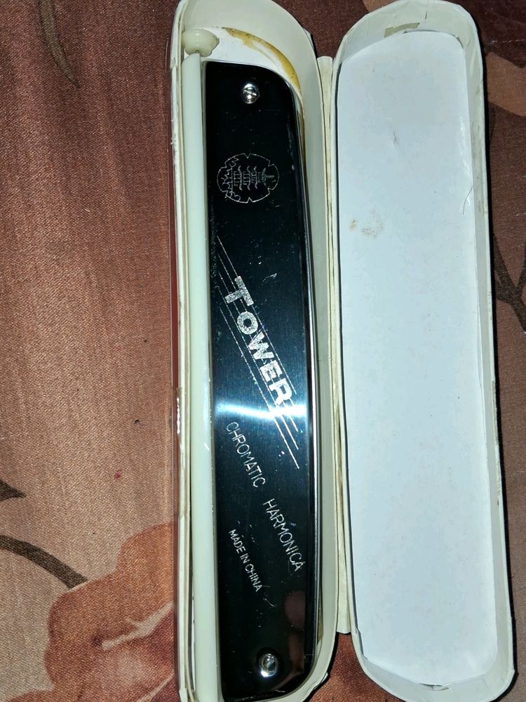 Vintage Tower Chromatic Harmonica