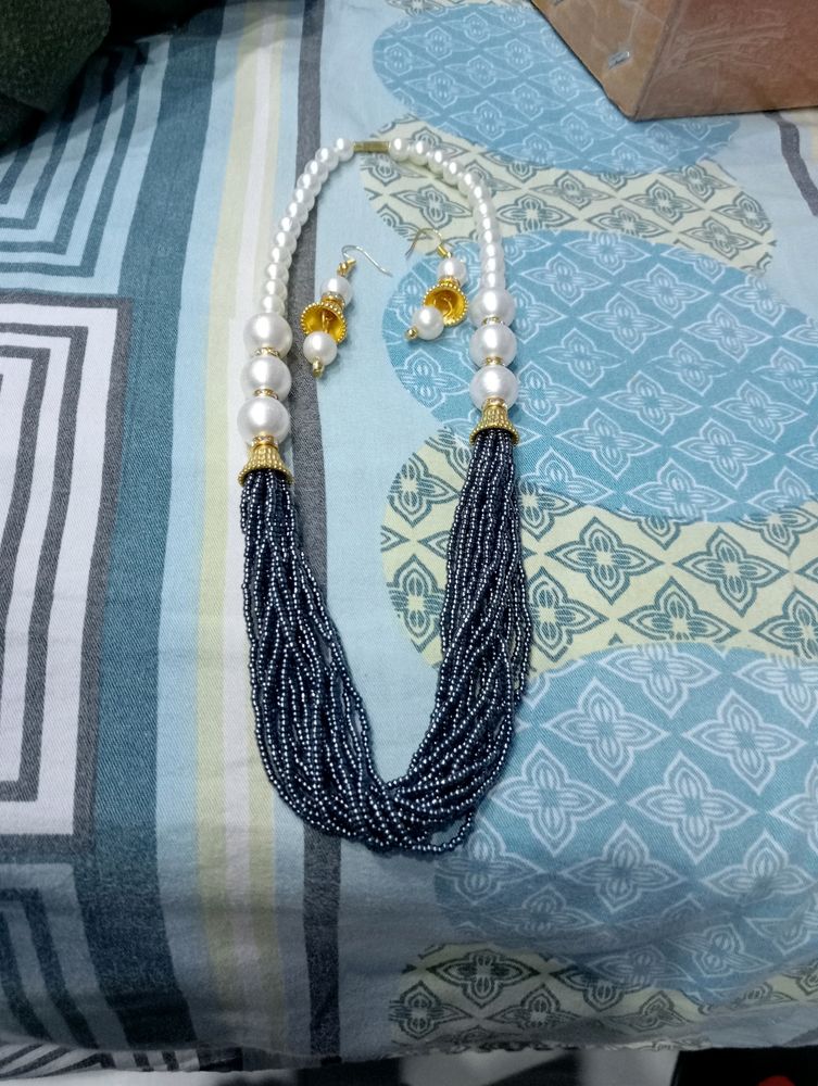 Combo of anyone Mala set With earring