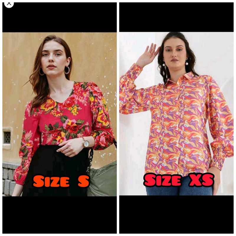 Floral &amp; Patterned Long Sleeve Blouses