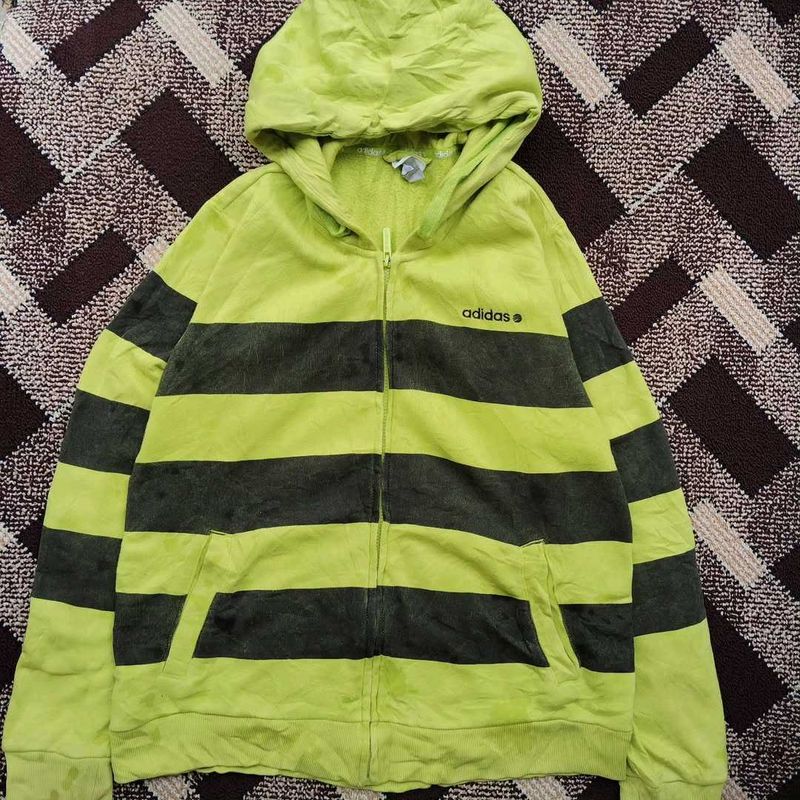 Adidas Zipper Hooded Upper For Mens And Womens