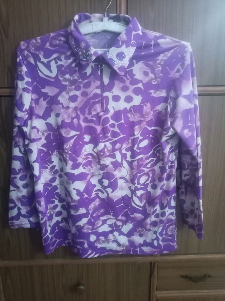 Purple Korean Top