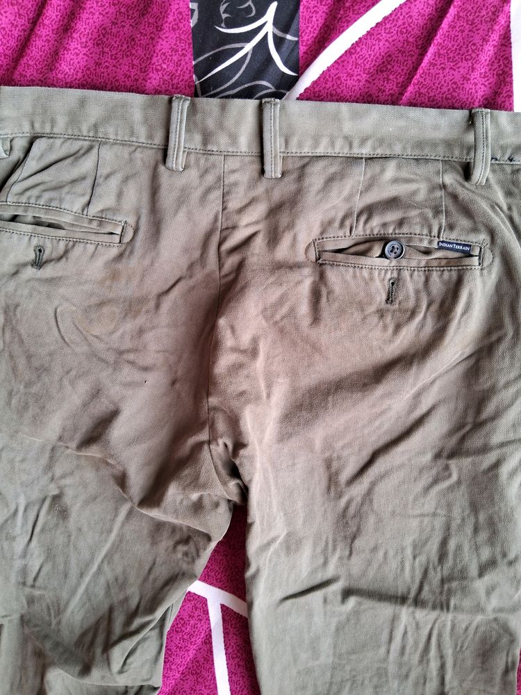 Indian Terrain Slim Fit 32 Waist Trousers.