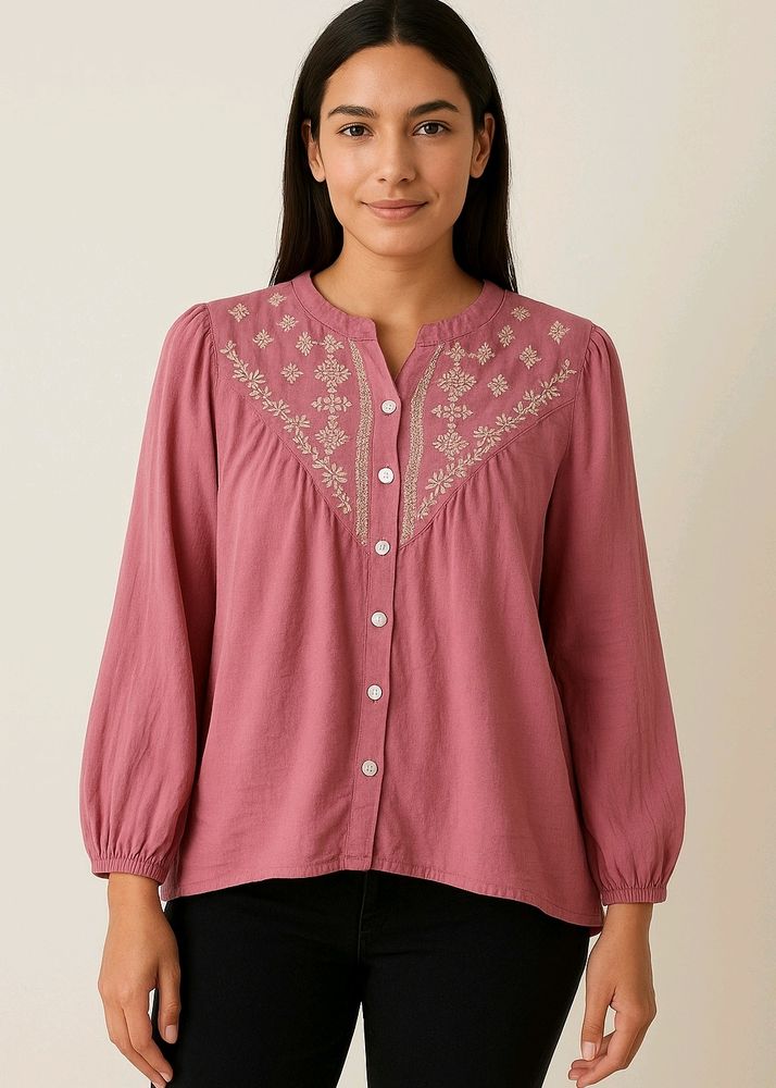 Pink A-Line High-low top