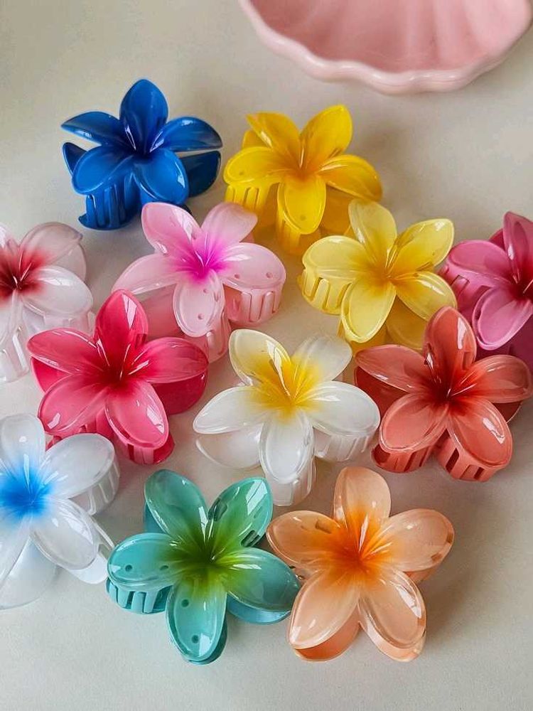 Flower Claw Clips