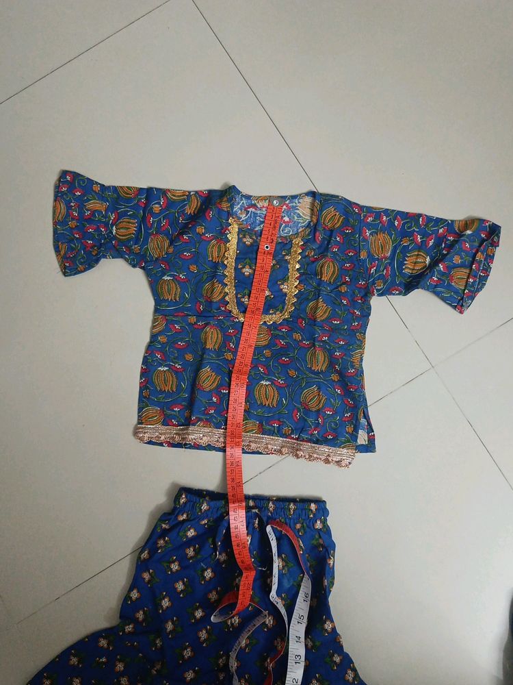 Price Drop- Traditional Sharara Set For Baby Girl