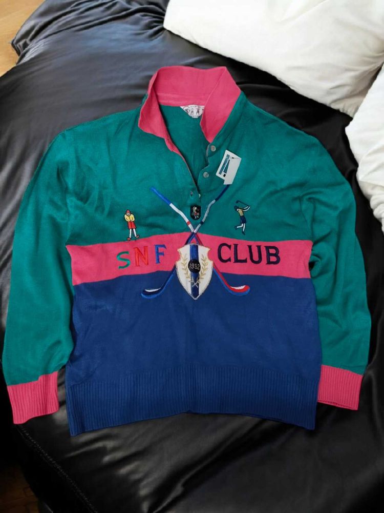 🇦🇮 [Unisex] Vintage SNF Golf Wear Pullover