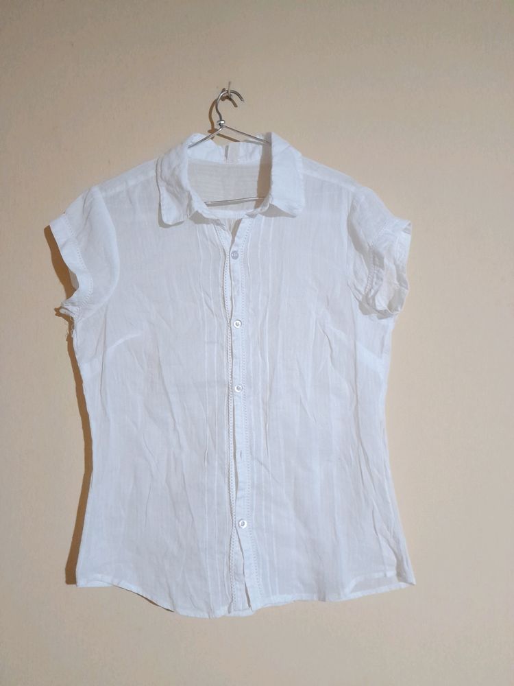 White Sheer Top