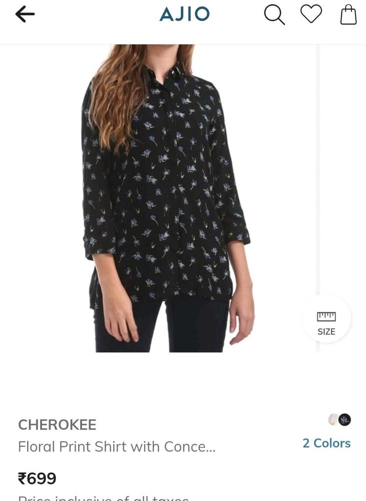 Floral print shirt