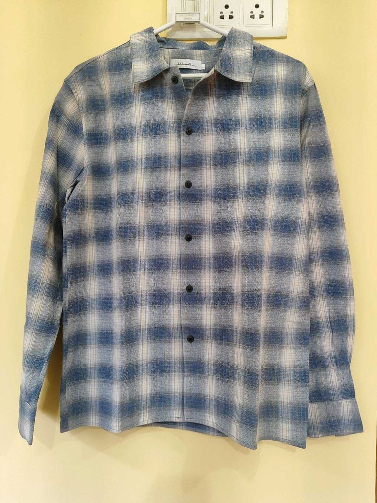 Premium Unisex Blue check shirt 💙