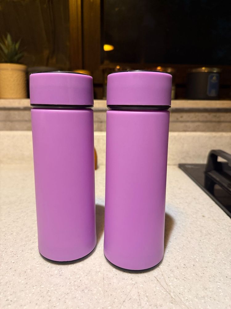 Purple Water Bottles (set Of 2)