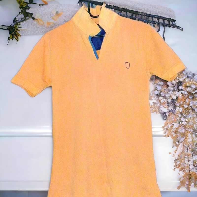 Peach Polo Tshirt For Men