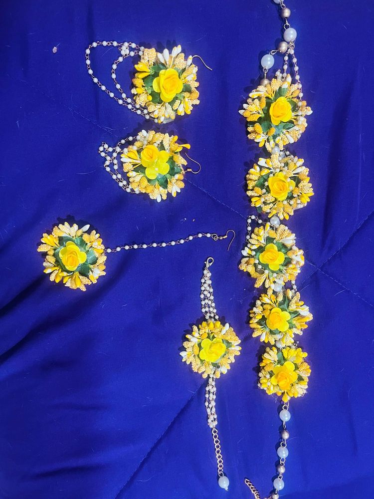 Necklace Earring Set With Arm Band