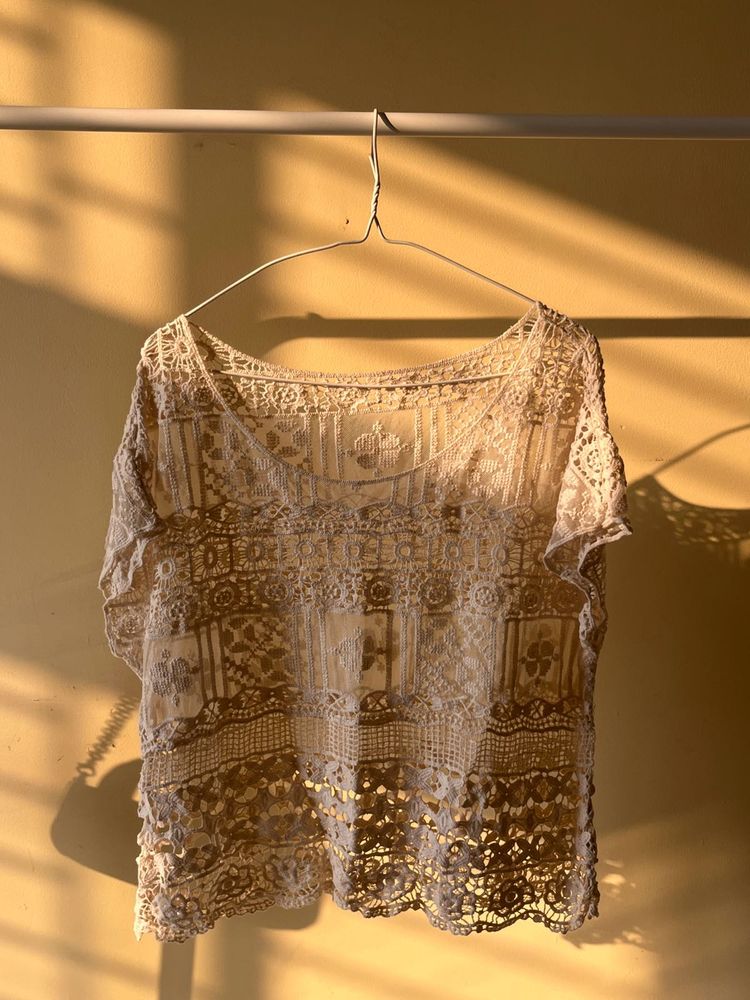 Sheer Lacey Top