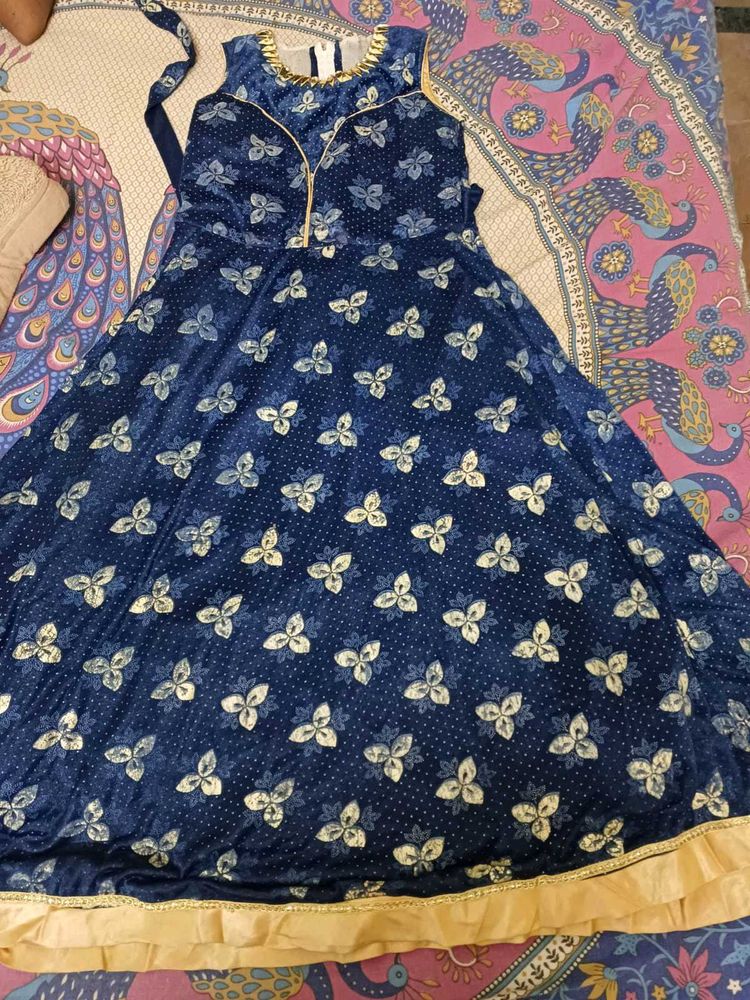 Blue Long Frock
