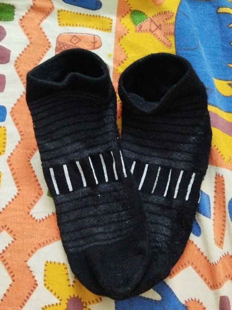 Black Striped Socks