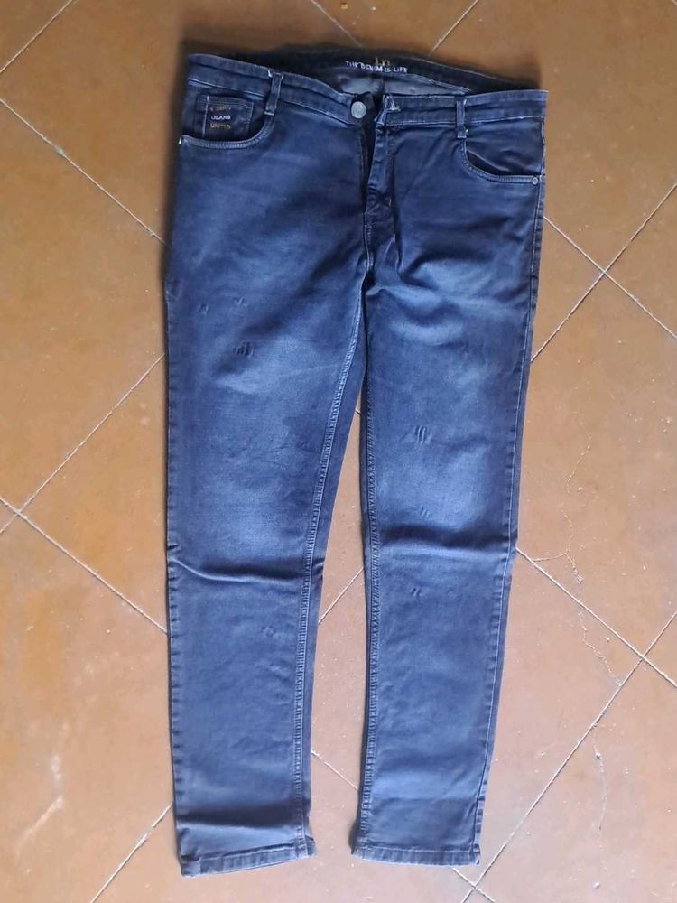 Dark Blue Denim Jeans