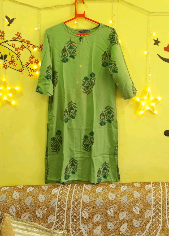 Short Kurta With One Side Pocket💚