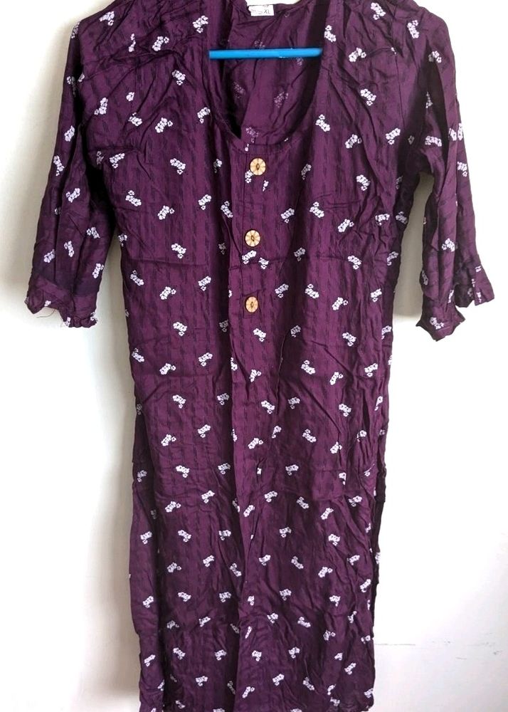 Purple Kurta