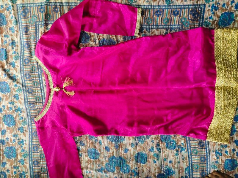 Fuschia pink Salwar Kameez