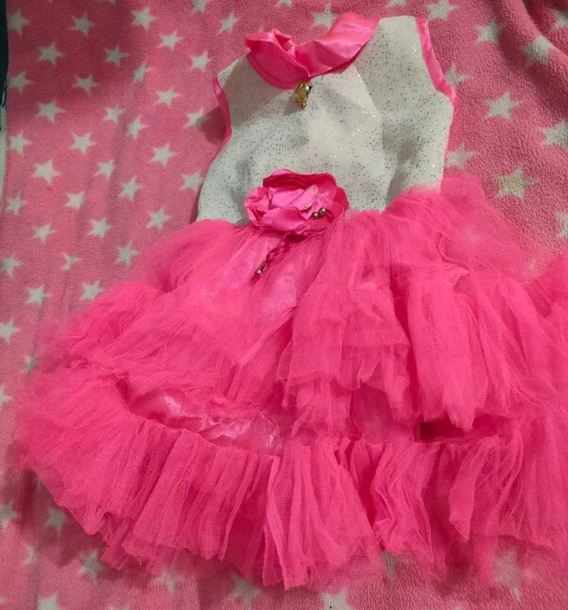 Pink Tulle Girls Dress