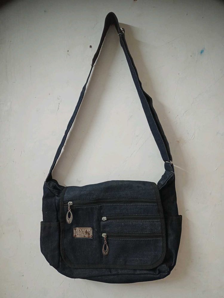 Denim Crossbody Bag