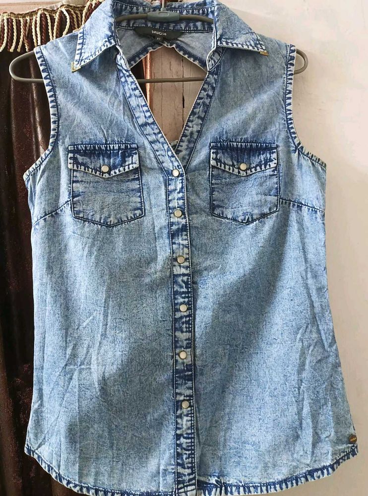 Nuon By Westside Denim Sleevless Top