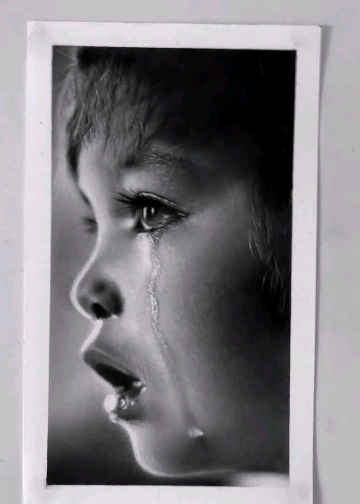 Realistic Charcoal Sketch
