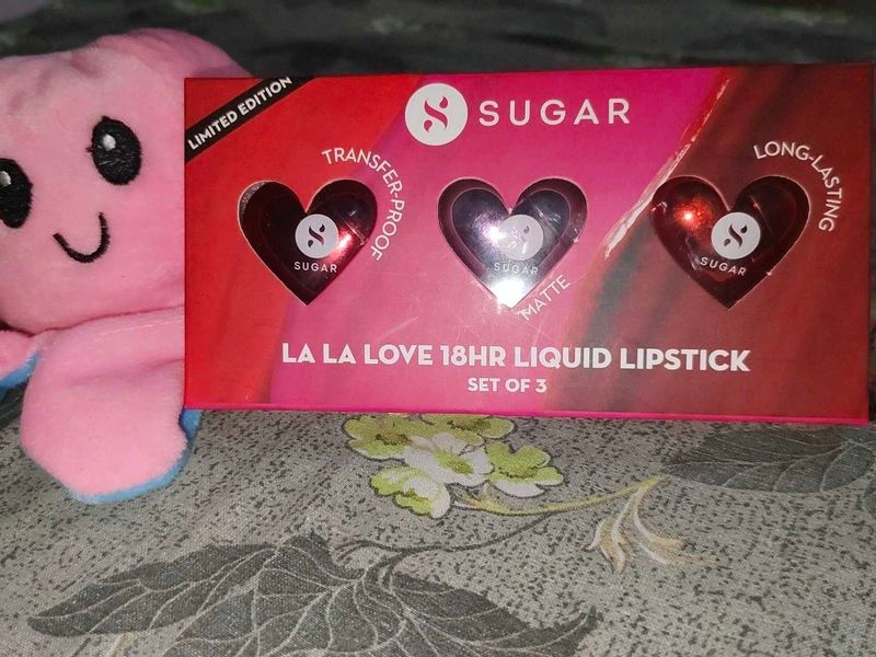 Sugar La Love Liquid Lipstick - 3 Shades