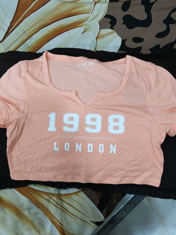 Peach Graphic Tee