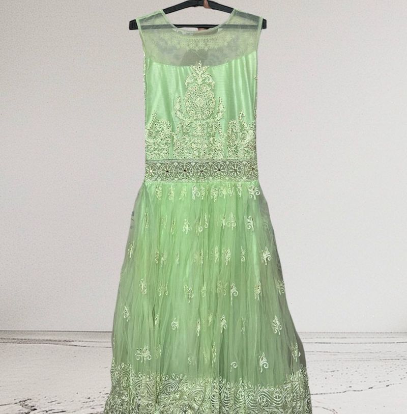 Elegant Green Ethnic Gown