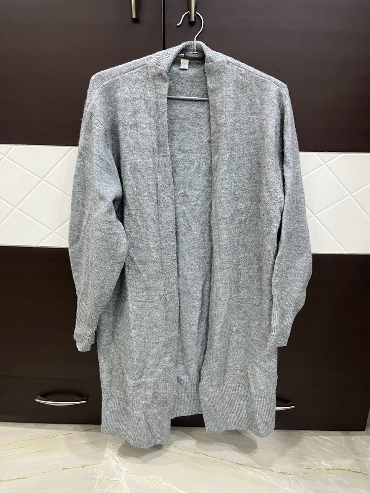 Imported Grey Wollen Shrug
