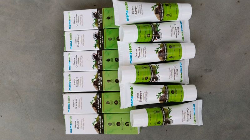 6 Pc Of Mamaearth Shampoo &amp; Conditioner