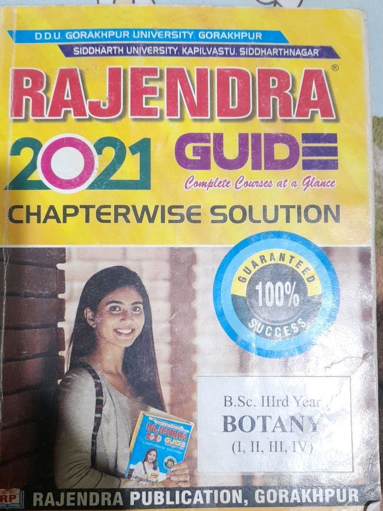 Rajendra Guide For B.Sc. 3rd Year Botany