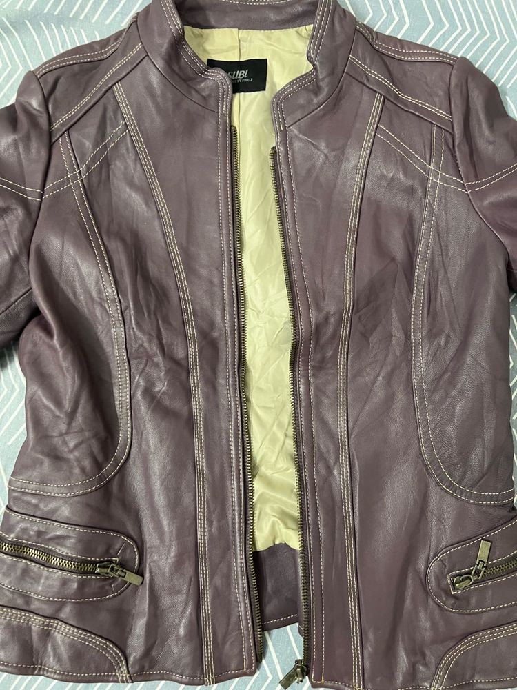 Leather Moto Jacket
