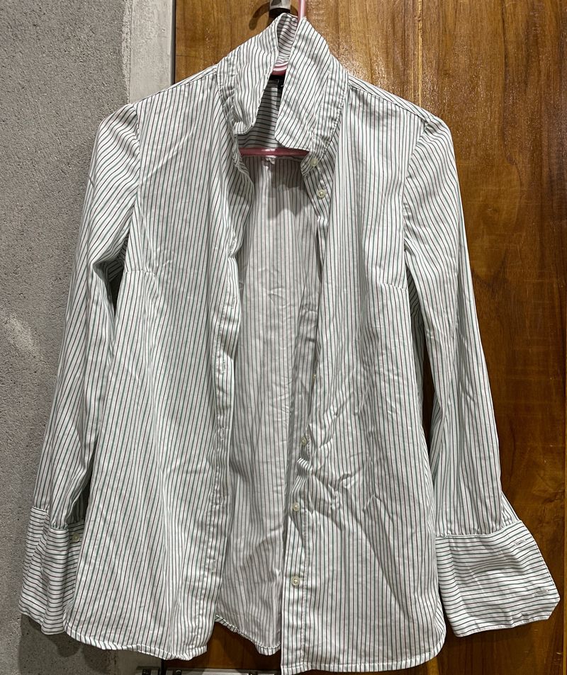 White Striped Shirt