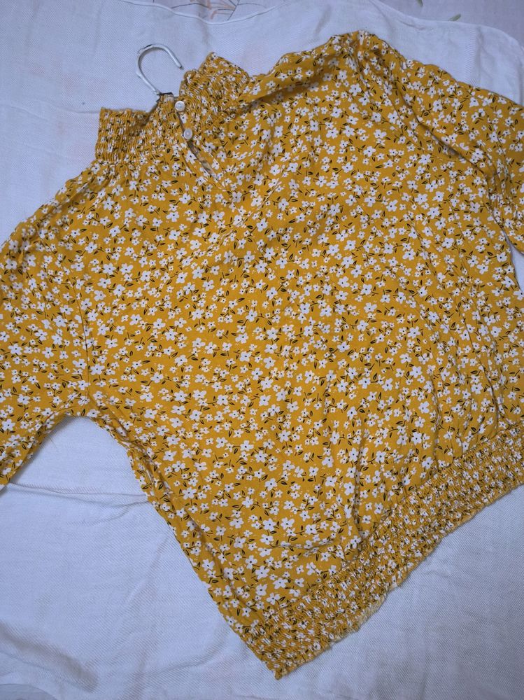 Top...In Mustard Yellow Colour