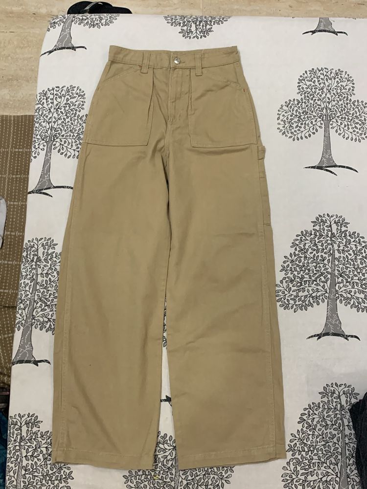 H&amp;M Wide Leg Cargo Pants