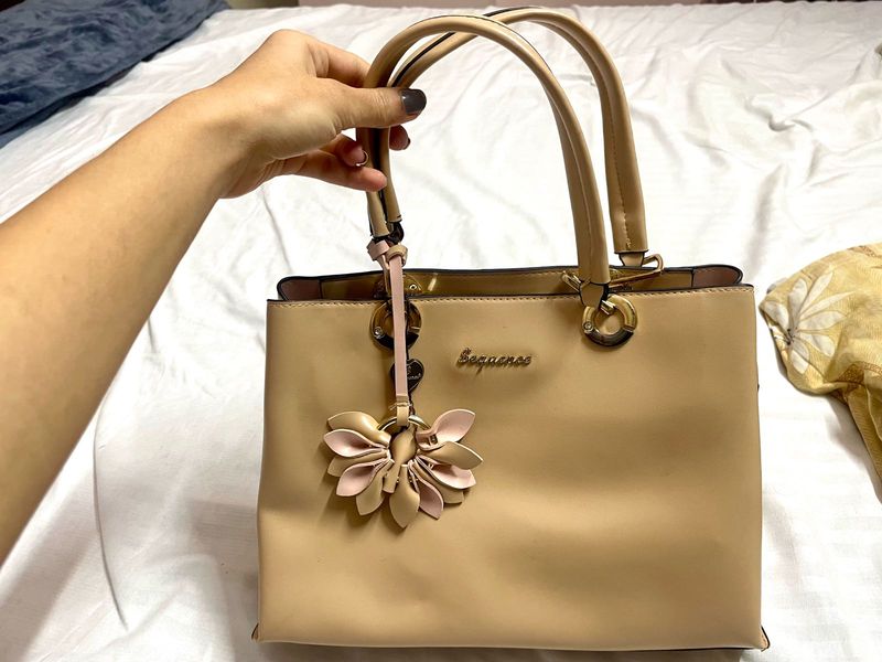 Elegant Beige Handbag