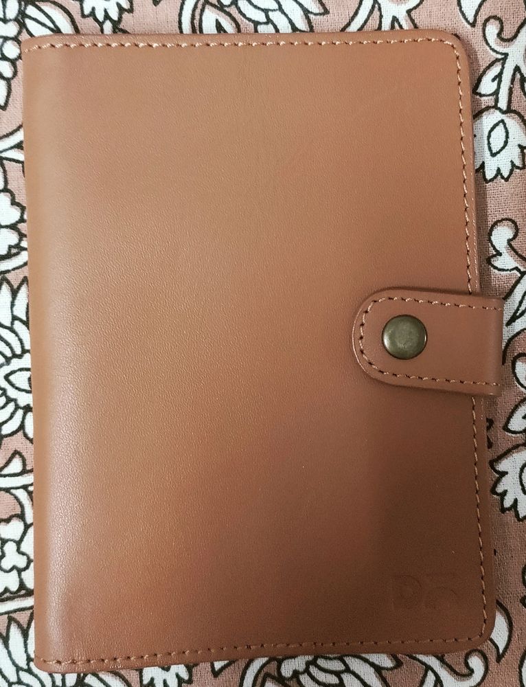 Daily Objects Tan Passport Cover Wallet