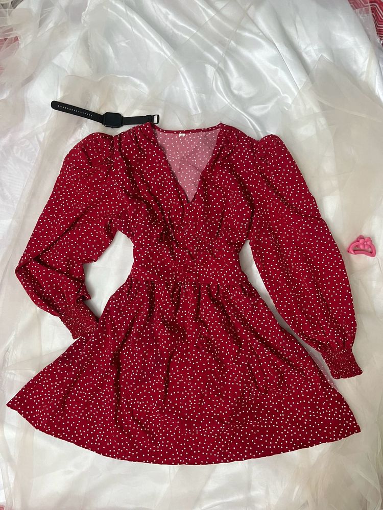 Red Polka Dress
